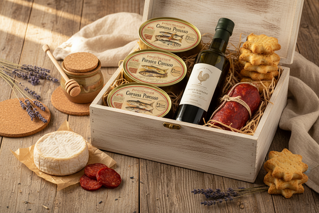 O que é um cabaz gourmet português? Guia para oferecer com significado